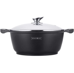 ROYALTY LINE Hrniec s granitovým povrchom 5,7L 28cm Black RL-BS28M