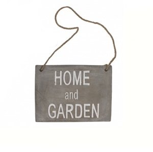 Dekoračná závesná tabuľka Home & Garden