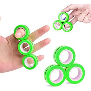 Antistresový magnetický prsteň FinGears 3 ks