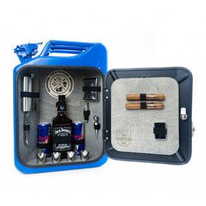 Spirit of the Real Man (Blue) - unikátny minibar v bandaske