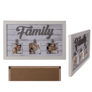 Drevený fotorámik Family