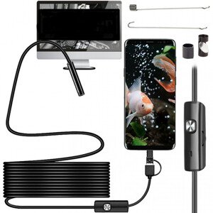 Endoskopická kamera Full HD 5m 8mm