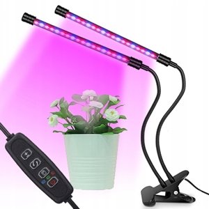Lampa pre rast rastlín s 2 hlavami - SLIM 2