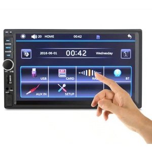Autorádio LCD s dotykovým displejom a cúvacou kamerou