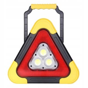 Solárne COB LED svetlo trojuholník s funkciou powerbanky