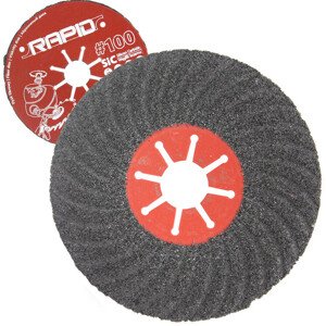 Brúsny fibrový lamelový kotúč 125mm P100