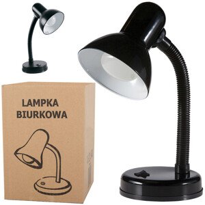Retro stolná lampa - čierna