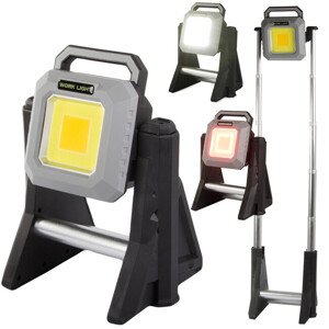 Nabíjateľný teleskopický LED reflektor 3000 Lumenov