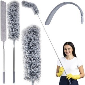 Teleskopická prachovka 250 cm s 2 nadstavcami