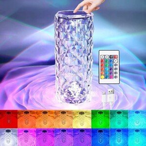 LED Krištáľová diamantová lampa