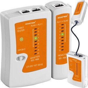Tester káblov RJ45/RJ11