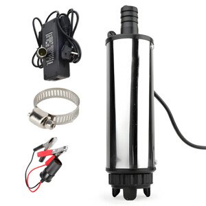 Palivové čerpadlo so svorkami 12V + adaptér 230V