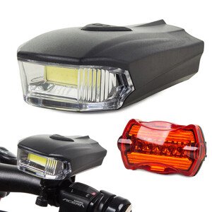 Sada svetiel na bicykel s COB LED