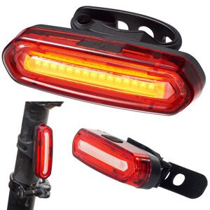 Zadné COB LED svetlo na bicykel