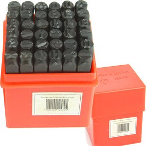 Razidlá písmen a čísel 36ks 6mm