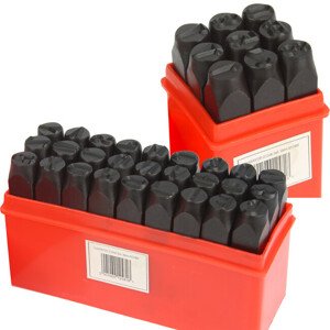 Razidlá písmen a čísel 36ks 10mm