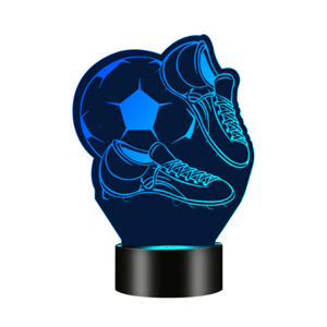 LED lampa FUTBAL s diaľkovým ovládaním