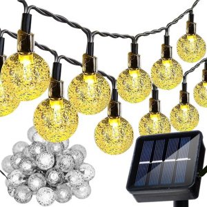 LED solárna girlanda 7m