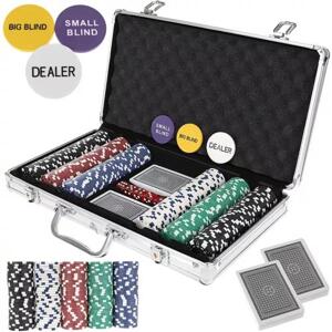 Poker - 300 žetónov v kufríku HQ