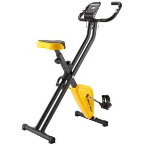 Stacionárny bicykel-rotoped s LCD displejom a meraním pulzu