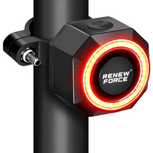 Alarm na bicykel so zadným svetlom