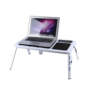 Chladiaci stolík pod notebook s držiakom pohárov