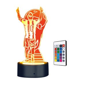 LED lampa FUTBAL s diaľkovým ovládaním - Messi