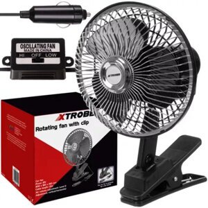 Rotačný ventilátor do auta s klipom Xtrobb