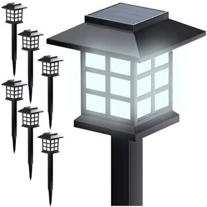 Solárne záhradné lampy Gardlov-6 kusov
