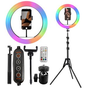 RGB kruhové svetlo 26 cm pre profesionálne fotenie