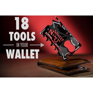 Multifunkčný nástroj Wallet Ninja 18v1