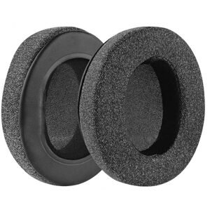Náhradné náušníky pre slúchadlá Audio Technica ATH-M50, M50X, M50XBT, M50RD, PRO500mk2, ANC9, AD700X, A500S, M10, M20X, M30X, M40X - Tmavosivé, textilné