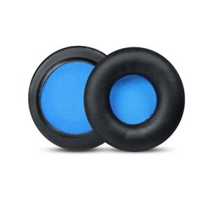 Náhradné kožené náušníky pre slúchadlá Skullcandy HESH 1 a 2 - Čierná s modrým vnútrom