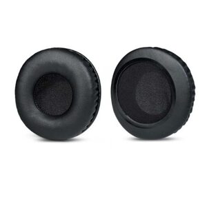 Náhradné kožené náušníky pre slúchadlá Skullcandy HESH 1 a 2 - Čierne bez švov
