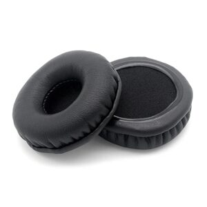 Náhradné náušníky pre slúchadlá Sony MDR-XB550, XB550AP, XB450, XB450AP - Čierne, kožené
