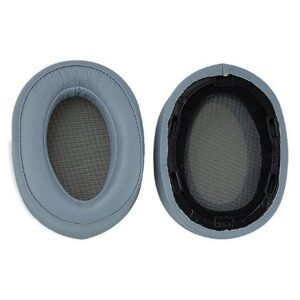 Náhradné náušníky pre slúchadlá Sony MDR-100ABN, WH-H900N - Sivé, kožené