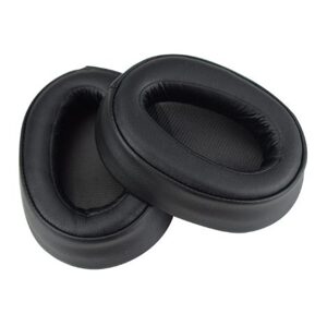 Náhradné náušníky pre slúchadlá Sony MDR-100ABN, WH-H900N - Čierne, kožené