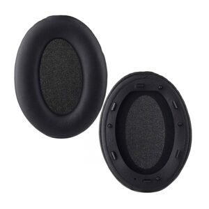 Náhradné náušníky pre slúchadlá Sony WH-1000XM3 - Čierné, kožené