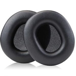Náhradné náušníky pre slúchadlá Audio Technica ATH-M70X - Čierne, kožené