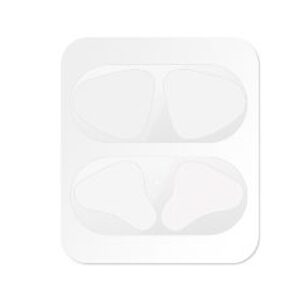 Prachové nálepky na puzdro pre AirPods 1 a 2 - Strieborné