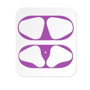 Prachové nálepky na puzdro pre AirPods 1 a 2 - Fialové