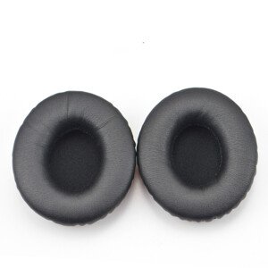 Náhradné náušníky pre slúchadlá Beats Solo HD a Beats Solo 1.0 - Čierné, kožené