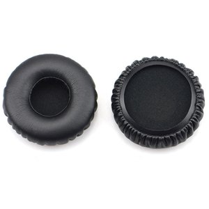 Náhradné náušníky pre slúchadlá AKG K450, K430, K420, K480, Q460 - Čierne, kožené