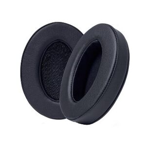 Náhradné náušníky pre slúchadlá Sennheiser HD300, 300BT, 400S, 458BT, 4.40BT, 4.50BT, 4.50BTNC - Čierne, kožené