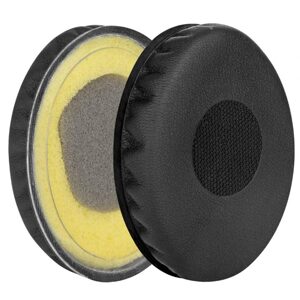 Náhradné náušníky pre slúchadlá Sennheiser HD218, 219, 220, 228, 229 - Čierne, kožené