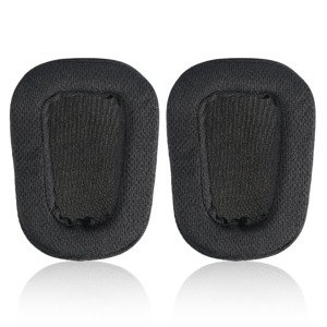 Náhradné náušníky pre slúchadlá Logitech G935, 933, 635, 633, 533 - Čierne, látkové