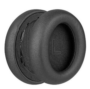 Náhradné náušníky pre slúchadlá Anker Soundcore Life Q30 a Q35 - Čierné, kožené