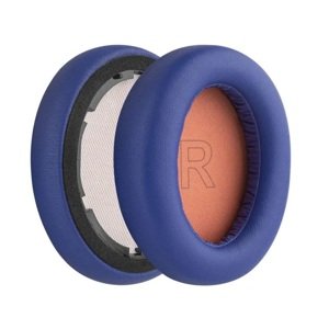 Náhradné náušníky pre slúchadlá Anker Soundcore Life Q10 - Modré s oranžovým vnútrom, kožené