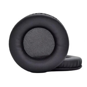 Náhradné náušníky pre slúchadlá Audio Technica ATH-A500X, A550Z, A900X, A990Z - Čierne, kožené