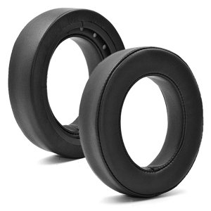 Náhradné náušníky pre slúchadlá Corsair HS75 XB, HS50, HS50 Pro, HS60, HS60 Pro, HS70, HS70 Pro - Čierne, kožené